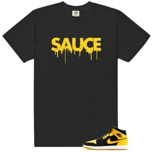 Sauce Shirt to Match Air Jordan 1 Mid SE New Love - Air Jordan 1 Mid SE New Love matching shirt