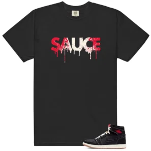 Sauce Shirt to Match Air Jordan 1 Retro High OG Flight Club - Air Jordan 1 Retro High OG Flight Club matching shirt
