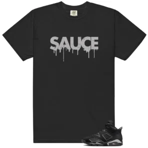Sauce Shirt to Match Air Jordan 6 Cap And Gown - Air Jordan 6 Cap And Gown matching shirt