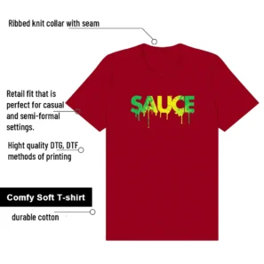 Sauce Shirt to Match Jurassic Park x Nike Ja 3 Explorer features - material, print quality, and sizing details