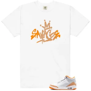 Savage Shirt to Match Air Jordan 3 Retro Orange Citrus - Air Jordan 3 Retro Orange Citrus matching shirt