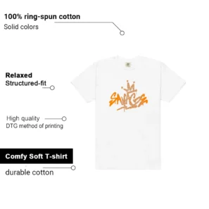 Savage Shirt to Match Air Jordan 3 Retro Orange Citrus features - material, print quality, and sizing details