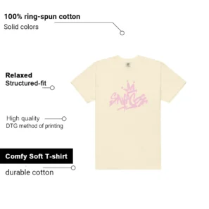 Savage Shirt to Match Air Jordan 4 Retro Denim Iced Carmine features - material, print quality, and sizing details