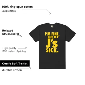 Sick J's Shirt to Match Air Jordan 1 Mid SE New Love features - material, print quality, and sizing details