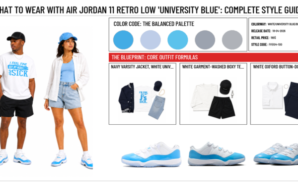 What to Wear With Air Jordan 11 Retro Low 'University Blue'
