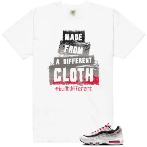 Built Different Shirt to Match Nike Air Max 95 OG Big Bubble Comet Red 2026 - LitGoat