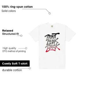 Dont Look Back Shirt to Match Nike Air Max 95 OG Big Bubble Comet Red 2026 features - material, print quality, and sizing details