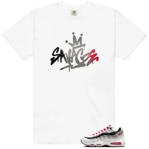 Savage Shirt to Match Nike Air Max 95 OG Big Bubble Comet Red 2026 - LitGoat