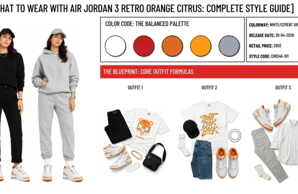 Air Jordan 3 Retro Orange Citrus Outfit Style Guide Header-