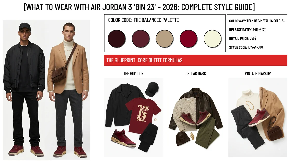 What to Wear With Air Jordan 3 'BIN 23' - 2026