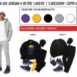 What to Wear With Air Jordan 4 Retro Lakers