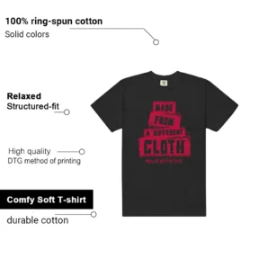 Built Different Shirt to Match Air Jordan 12 Retro Bloodline features - material, print quality, and sizing details