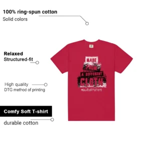 Built Different Shirt to Match Air Jordan 4 Retro Toro Bravo - 2026 features - material, print quality, and sizing details