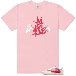 Savage Shirt to Match Travis 1 Low OG Sail Shy Pink and Tropical Pink - LitGoat