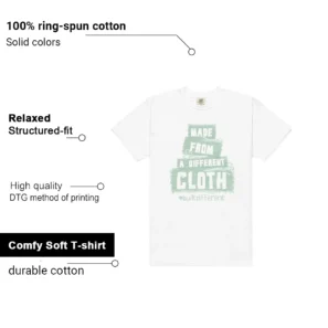 Built Different Shirt to Match Air Jordan 1 Low G Steam features - material, print quality, and sizing details