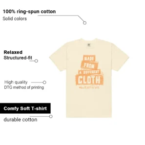 Built Different Shirt to Match Air Jordan 4 Retro Birds Of Paradise features - material, print quality, and sizing details
