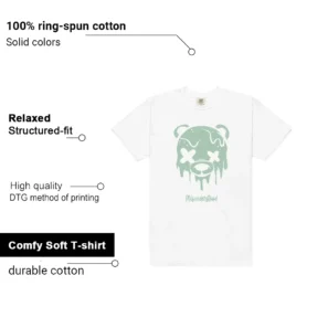 Drippy Bear Shirt to Match Air Jordan 1 Low G Steam features - material, print quality, and sizing details