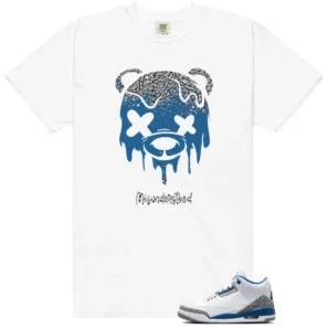 Drippy Bear Shirt to Match Air Jordan 3 OG True Blue - 2026 - LitGoat