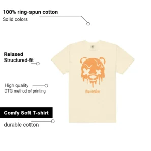 Drippy Bear Shirt to Match Air Jordan 4 Retro Birds Of Paradise features - material, print quality, and sizing details