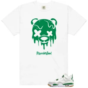 Drippy Bear Shirt to Match Jordan 4 Pine Green - LitGoat