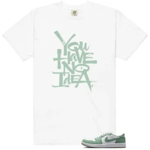 No Idea Shirt to Match Air Jordan 1 Low G Steam - LitGoat