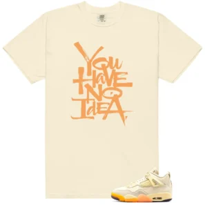 No Idea Shirt to Match Air Jordan 4 Retro Birds Of Paradise - LitGoat