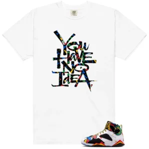 No Idea Shirt to Match Air Jordan 7 Retro Miro - LitGoat
