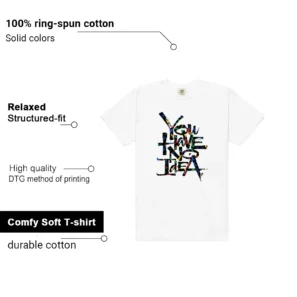 No Idea Shirt to Match Air Jordan 7 Retro Miro features - material, print quality, and sizing details