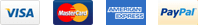 Accepted payment methods: Visa, MasterCard, American Express, PayPal