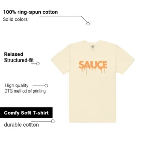 Sauce Shirt to Match Air Jordan 4 Retro Birds Of Paradise features - material, print quality, and sizing details