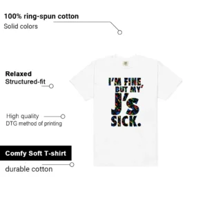 Sick J's Shirt to Match Air Jordan 7 Retro Miro features - material, print quality, and sizing details